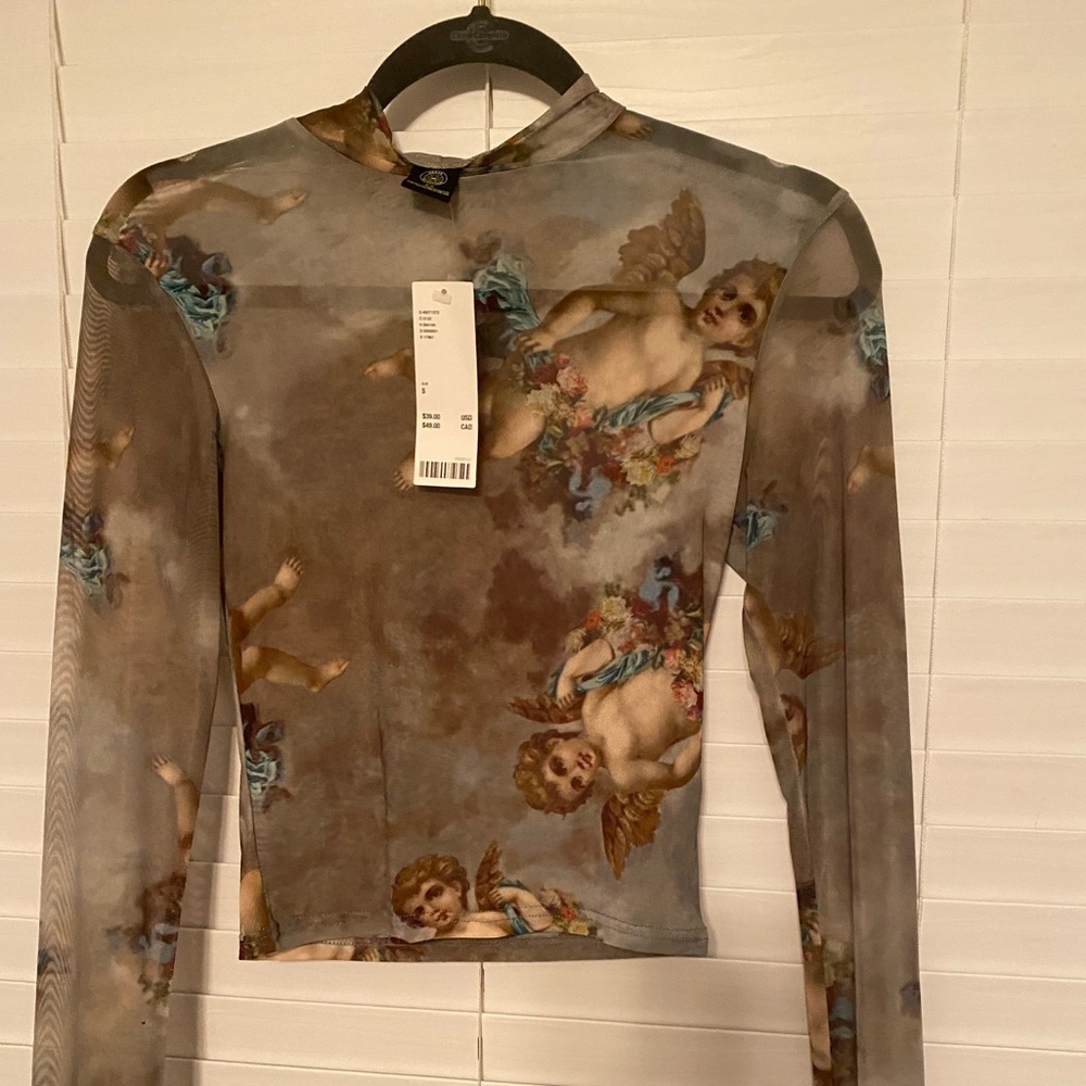 Urban outfitters mesh long sleeve